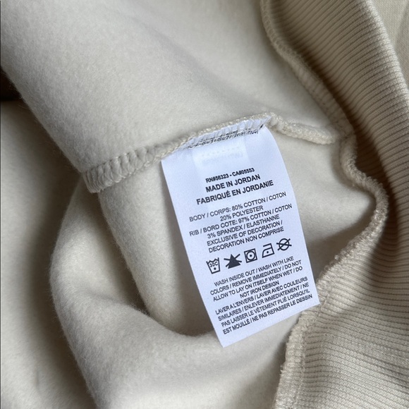 New Nike Cream Hoodie for boys size xl - Picture 5 of 6